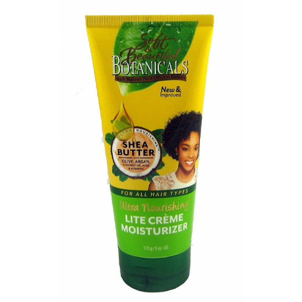 Soft & Beautiful BOTANICALS SHEA BUTTER Lite Creme Moisturizer 6oz