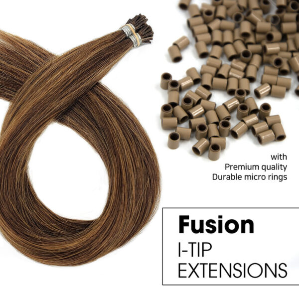 Hair Couture-Remy I-Tip Fusion Extensions STRAIGHT - Image 7