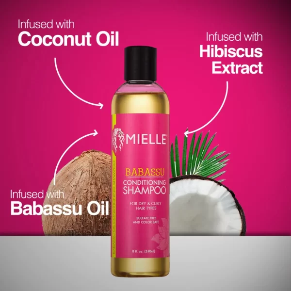 Mielle Organics Babassu Conditioning Shampoo 8oz - Image 2