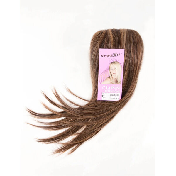 Natural Way Human CLIP- IN EXTENSIONS 7pcs 20" - Image 3