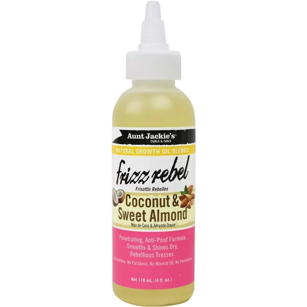 AUNT JACKIE'S NATURAL GROWTH OIL BLENDS-FRIZZ REBEL 4OZ