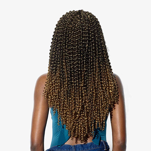 Sensationnel African collection 3X Ruwa Pre-Stretched Braids - WATER WAVE 18" - Image 3