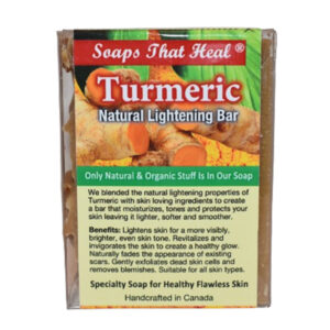 Soaps that heal turmeric natural lightening bar