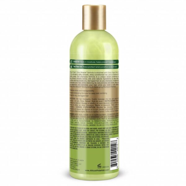 African Pride Olive Miracle 2-in-1 Shampoo12oz - Image 7