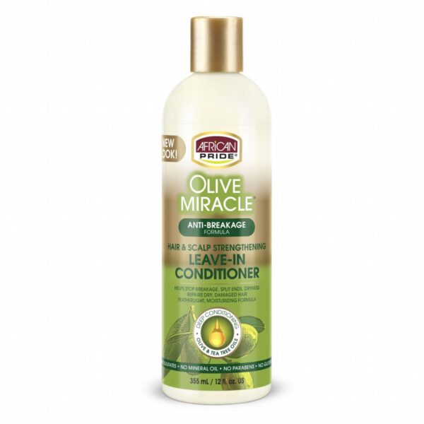 African Pride Olive Miracle Leave-in Conditioner 12oz - Image 8