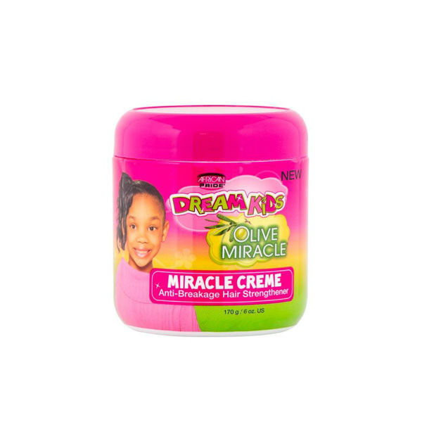 African Pride Dream Kids Olive Miracle Anti-Breakage Hair Strengthener Creme 6oz