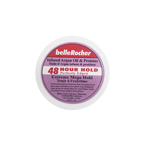 BELLEROCHER ARGAN OIL & PROTEINS 48 HOUR HOLD PERFECTLY EDGED-EXTREME MEGA HOLD 2 OZ