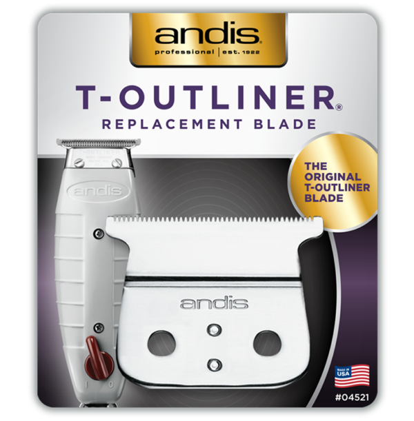 ANDIS T-Outliner  Replacement Blade - Carbon Steel #04521 - Image 2