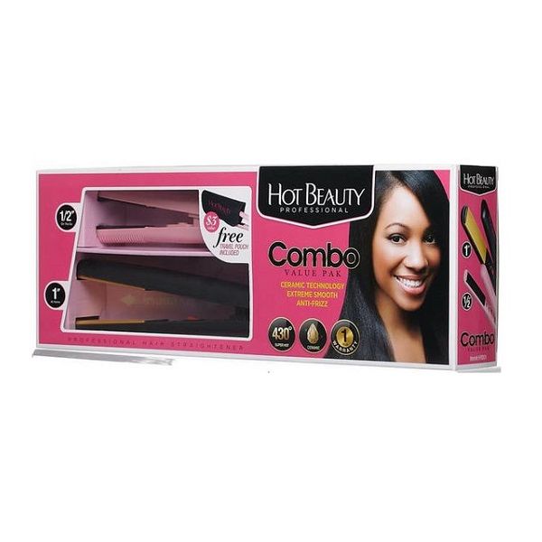 HOT BEAUTY COMBO 1"AND MINI FLAT IRON