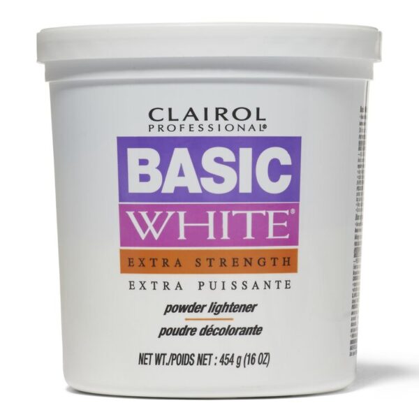 CLAIROL PRO BASIC WHITE POWDER LIGHTENER - EXTRA STRENGTH 16oz