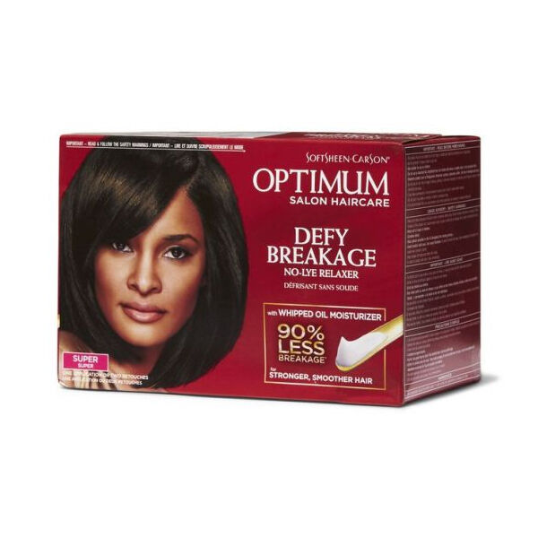 SOFTSHEEN CARSON OPTIMUM DEFY BREAKAGE NO-LYE RELAXER