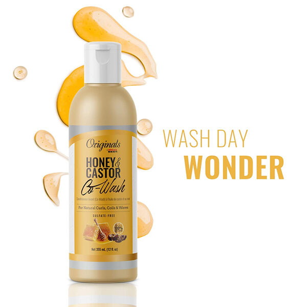 Africa's BEST Originals Honey & Castor Co-Wash 12oz - Image 3