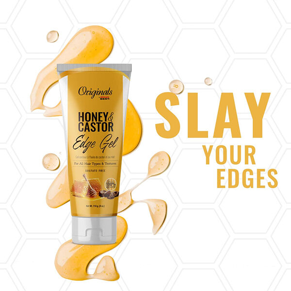 Africa's BEST Originals Honey & Castor Edge Gel 4oz - Image 2