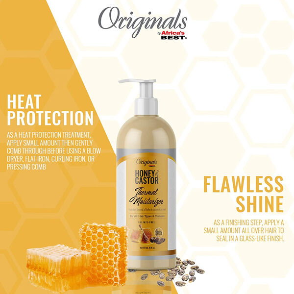 Africa's BEST Originals Honey & Castor Thermal Moisturizer 6oz - Image 4