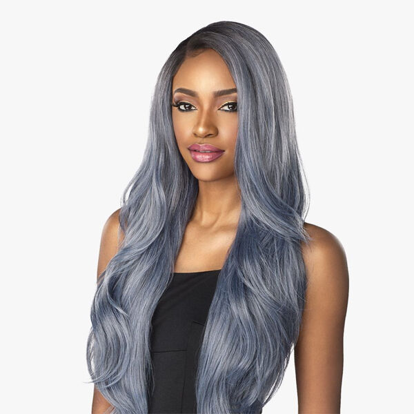 SENSATIONNEL SYNTHETIC EMPRESS DEEP PART LACE FRONT EDGE WIG - CLARISSA