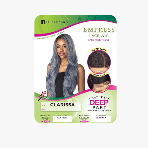 SENSATIONNEL SYNTHETIC EMPRESS DEEP PART LACE FRONT EDGE WIG - CLARISSA - Image 6