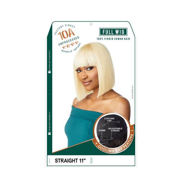 SENSATIONNEL 100% Virgin Human Hair 10A Full Wig - 10A STRAIGHT 11" - Image 3