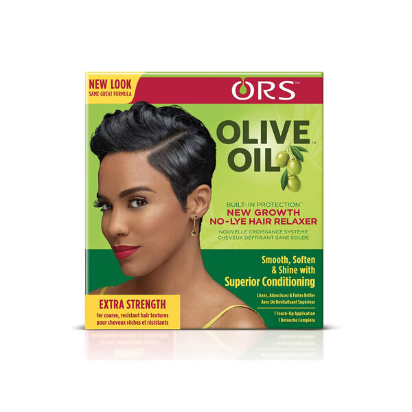 ORS Organic Root Olive Oil Build-In Protection New Growth No-Lye Hair Relaxer - Image 2