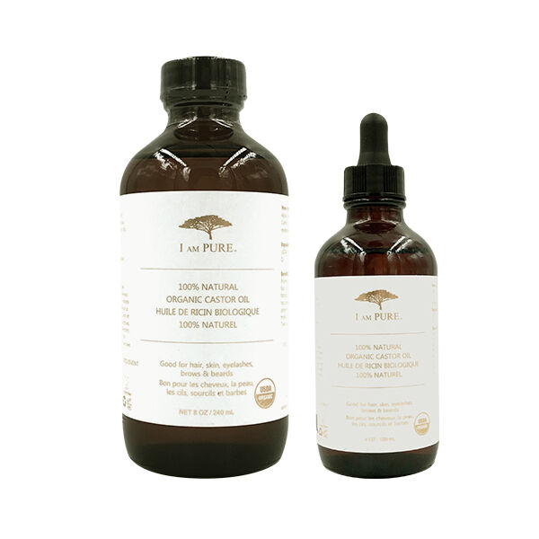 I AM PURE 100% NATURAL ORGANIC CASTOR OIL 4oz / 8oz