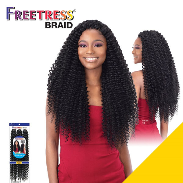 SHAKE-N-GO Freetress- 3X PEARL CURL 18"