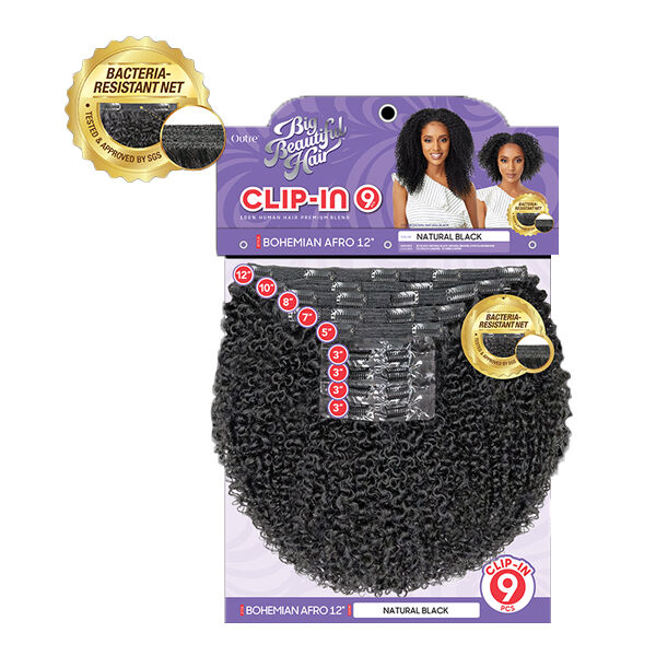 OUTRE BIG BEAUTIFUL HAIR CLIP-IN 9PCS - BOHEMIAN AFRO 12" - Image 2