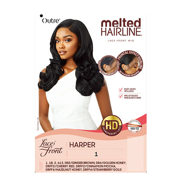 OUTRE MELTED HAIRLINE LACE FRONT WIG - HARPER - Image 3