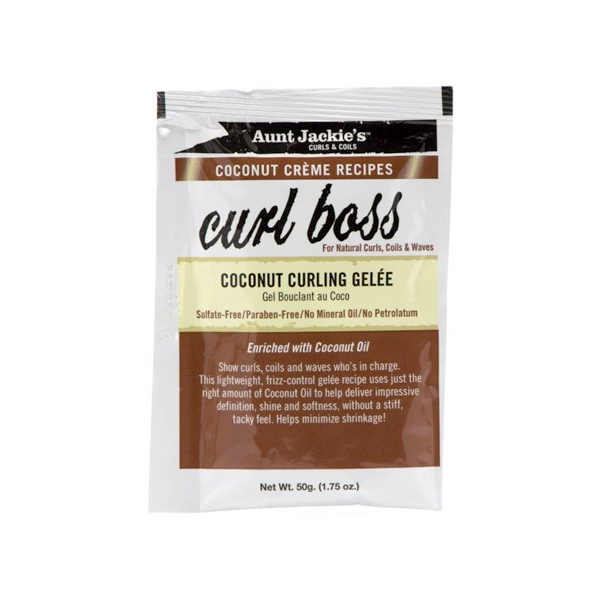 Aunt Jackie's Coconut Creme Recipes Curl Boss Coconut Curling Gelee 1.75oz