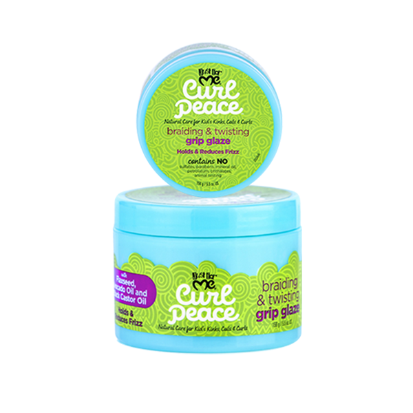 JUST FOR ME CURL PEACE Braiding & Twisting Grip Glaze 5.5oz