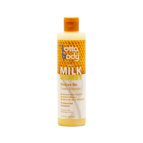 LOTTABODY MILK & HONEY CREAM SHAMPOO 10.1oz