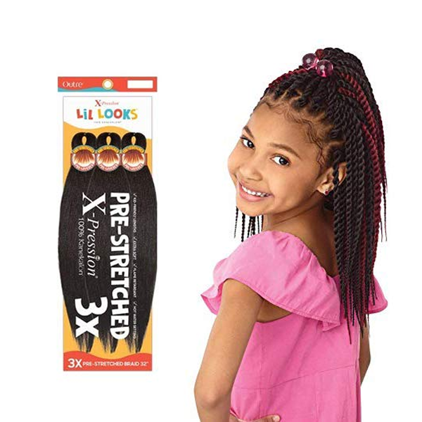 Outre X-PRESSION LIL LOOKS PRE-STRETCHED BRAID 32" 3X