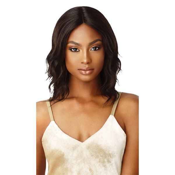 OUTRE MYTRESSES GOLD LABEL UNPROCESSED HUMAN HAIR LACE FRONT WIG - NATURAL WAVE 14" - Image 6