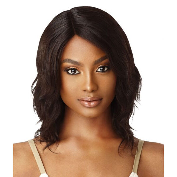 OUTRE MYTRESSES GOLD LABEL UNPROCESSED HUMAN HAIR LACE FRONT WIG - NATURAL WAVE 14" - Image 5