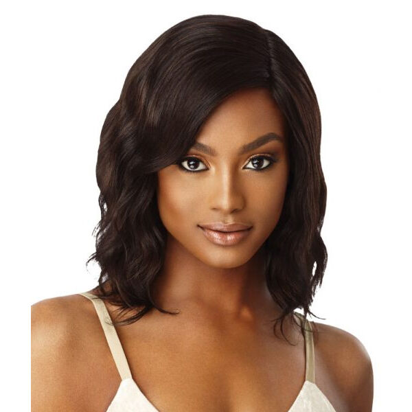 OUTRE MYTRESSES GOLD LABEL UNPROCESSED HUMAN HAIR LACE FRONT WIG - NATURAL WAVE 14" - Image 4