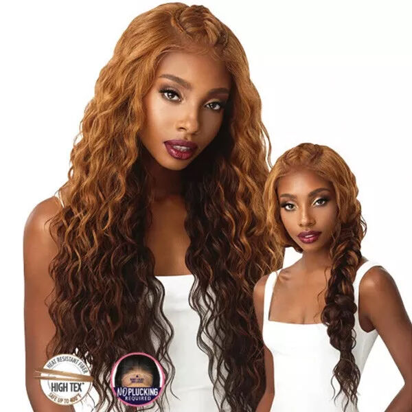 OUTRE SYNTHETIC PERFECT HAIRLINE 13X6 PRE-BRAIDED LACE FRONT WIG - IBA