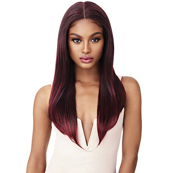 OUTRE SYNTHETIC PERFECT HAIRLINE 13X6 PRE-BRAIDED LACE FRONT WIG - KARINA