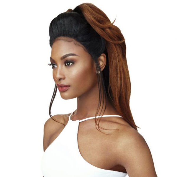 OUTRE SYNTHETIC SWISS U LACE FRONT WIG - KENDALL - Image 6