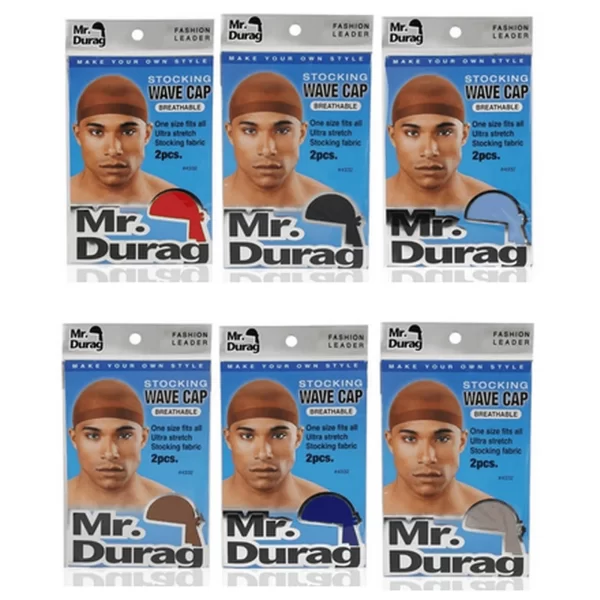 MR. DURAG SPANDEX DOME CAP Asst Color - Image 2