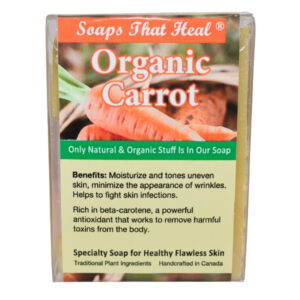 Soaps that heal organic carrot