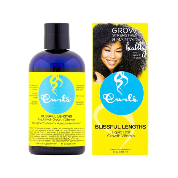 CURLS BLISSFUL LENGTHS LIQUID HAIR GROWTH VITAMIN 8oz