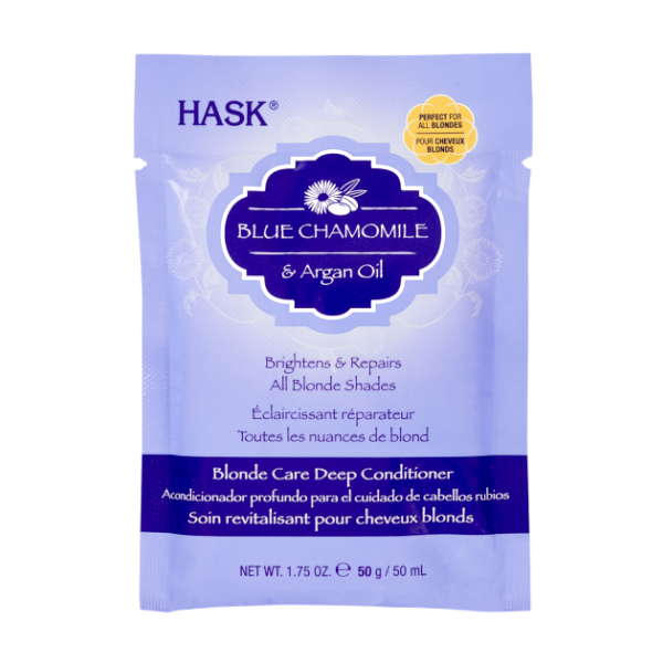 HASK Blue Chamomile & Argan Oil Blonde Care Deep Conditioner 1.75oz