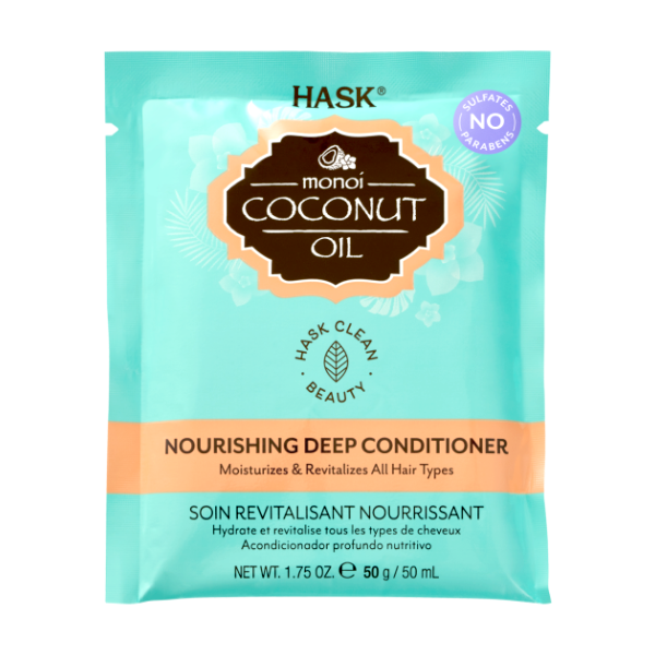 HASK Monoi Coconut Oil Nourishing Deep Conditioner 1.75oz