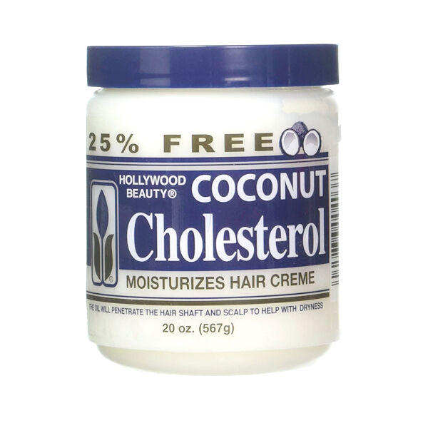 Hollywood Beauty Coconut Cholesterol Moisturizes Hair Creme 20oz