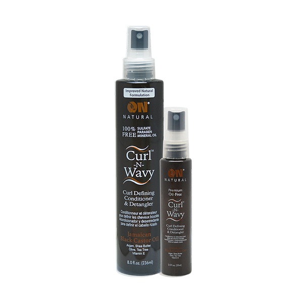 ON NATURAL CURL-N-WAVY CURL DEFINING CONDITIONER & DETANGLER - JAMAICAN BLACK CASTOR OIL