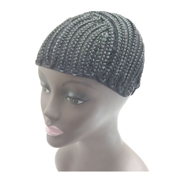 QFITT MAKE YOUR OWN WIG BRAIDED CORNROW CAP #5025 BLACK - Image 2