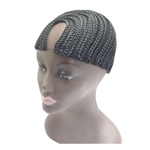 QFITT MAKE YOUR OWN WIG U-PART STYLE CORNROW CAP #5023 BLACK - Image 2