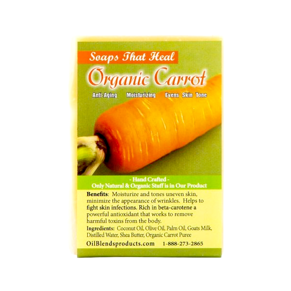 SOAPS THAT HEAL ORGANIC CARROT SOAP