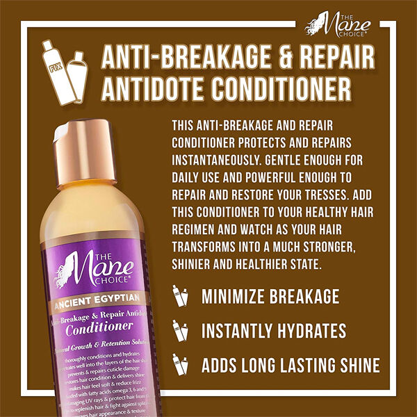 THE MANE CHOICE Ancient Egyptian Anti-Breakage & Repair Antidote Conditioner 8oz - Image 2