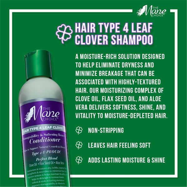 THE MANE CHOICE - Hair Type 4 Leaf Clover Shampoo 8oz - Image 2