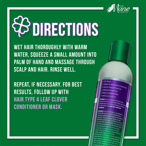 THE MANE CHOICE - Hair Type 4 Leaf Clover Shampoo 8oz - Image 3