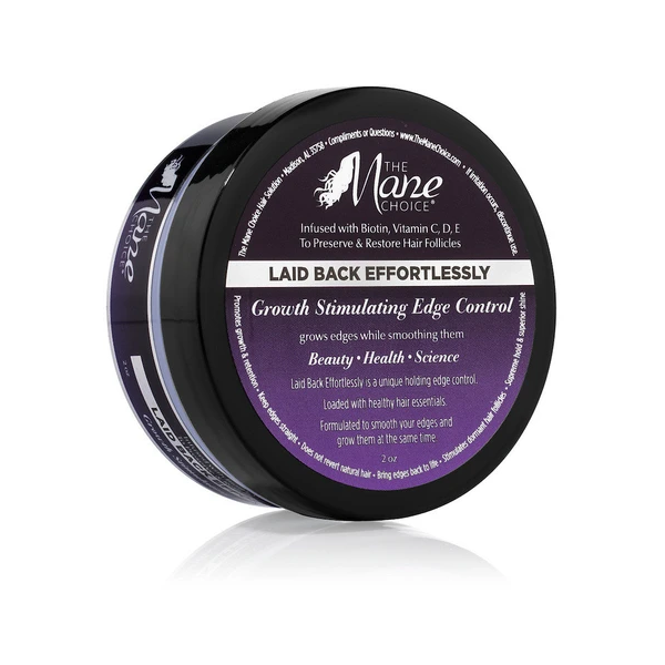 The Mane Choice LAID BACK EFFORTLESSLY - Growth Stimulating Edge Control 2oz